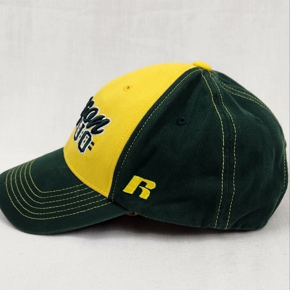 Russell Athletic Oregon University Ducks Adjustable Curved Bill Hat - Picture 2 of 8